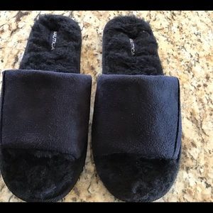 Nautical brand new plush & faux suede scuffs